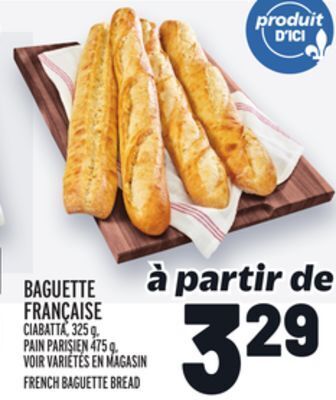 Metro Baguette française | french baguette bread offer