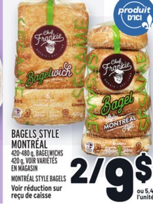 Metro Bagels style montréal | montréal style bagels offer