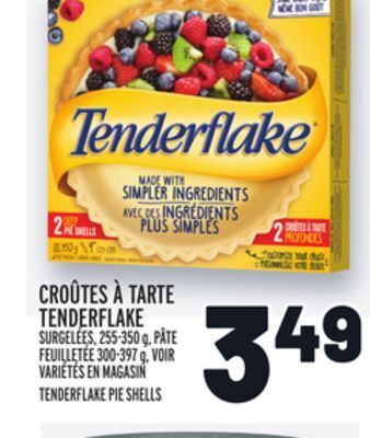 Metro Croûtes à tarte tenderflake | tenderflake pie shells offer