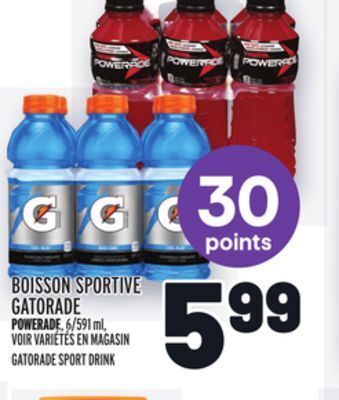 Metro Boisson sportive gatorade | gatorade sport drink offer