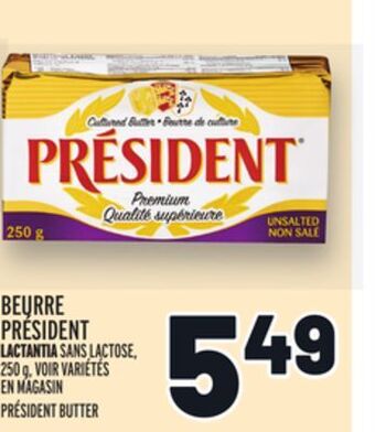 Metro Beurre président | président butter offer