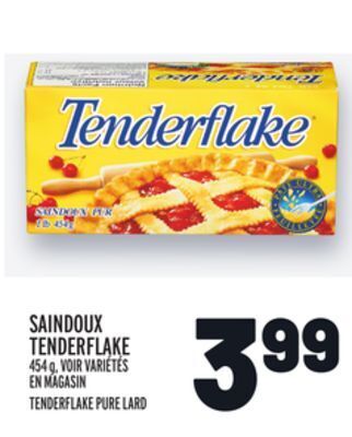 Metro Saindoux tenderflake | tenderflake pure lard offer