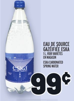 Metro Eau de source gazéifiée eska | eska carbonated spring water offer