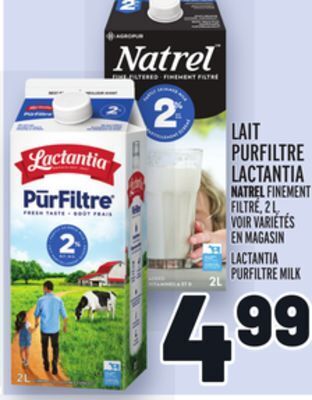Metro Lait purfiltre lactantia | lactantia purfiltre milk offer