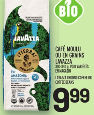 Metro Café moulu ou en grains lavazza | lavazza ground coffee or coffee beans offer