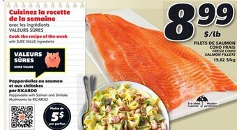 IGA Fresh coho salmon fillets offer