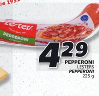 IGA Lesters pepperoni offer