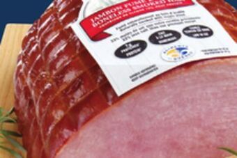 IGA Lafleur toupie boneless ham or smoked ham with bone offer