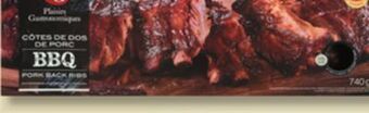 IGA Plaisirs gastronomiques fresh pork back ribs offer