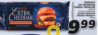 IGA Kraft extra cheddar sliced process cheese product offer