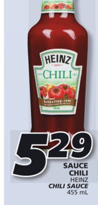 IGA Heinz chili sauce offer