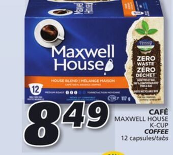 IGA Maxwell house k-cup coffee offer