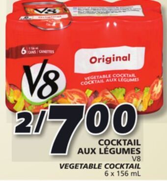 IGA V8 vegetable cocktail offer