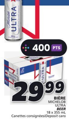 IGA Michelob ultra beer offer