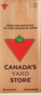Canadian Tire Yard waste 2-ply paper bags, 20-pack offer