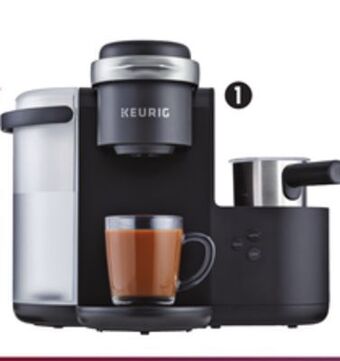 Canadian Tire Keurig k-cafe latte and cappuccino maker offer
