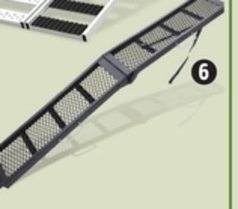 Canadian Tire Cargomaster prime1 steel mesh power sport loading ramp, 80 offer