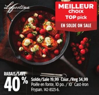 Canadian Tire Lagostina 10 cast-iron frypan offer