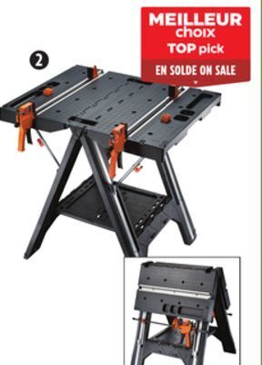 Canadian Tire Worx pegasus clamping work table and sawhorse offer