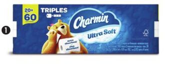 Canadian Tire Charmin bath tissue, 20=60 rolls offer