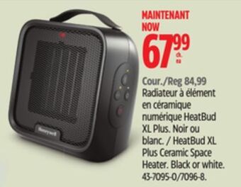 Canadian Tire Honeywell heatbud xl plus ceramic space heater offer
