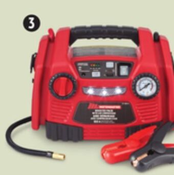 Canadian Tire Motomaster 900a booster pack with air compressor offer