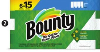 Canadian Tire Bounty paper towel, 6=15 rolls offer