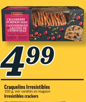 Marché Richelieu Craquelins irresistibles | irresistibles crackers offer