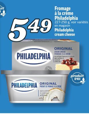 Marché Richelieu Fromage à la crème philadelphia | philadelphia cream cheese offer