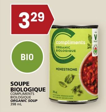 Rachelle-Bery Grocery Compliments biologique organic soup offer