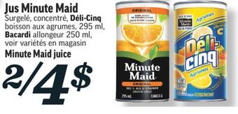 Marché Richelieu Jus minute maid | minute maid juice offer