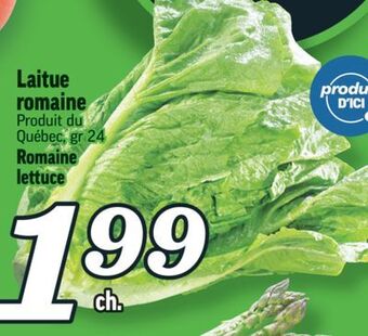 Marché Richelieu Laitue romaine | romaine lettuce offer
