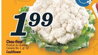 Marché Richelieu Chou-fleur | cauliflower offer