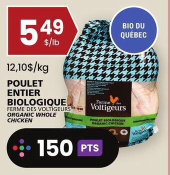 Rachelle-Bery Grocery Ferme des voltigeurs organic whole chicken offer