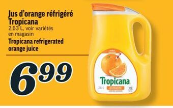 Marché Richelieu Jus d'orange réfrigéré tropicana | tropicana refrigerated orange juice offer