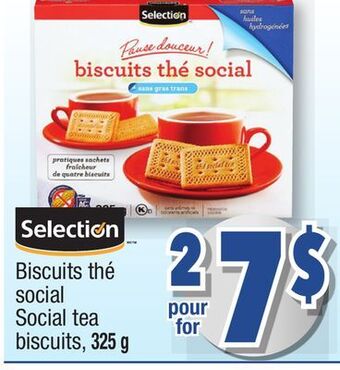Jean Coutu Selection social tea biscuits offer