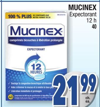 Jean Coutu Mucinex expectorant offer