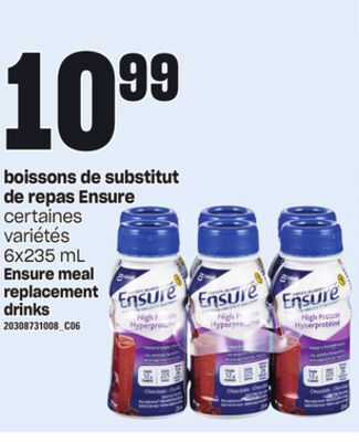 Provigo Boissons de substitut de repas ensure, 6x235 ml offer