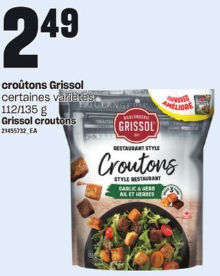 Provigo Croûtons grissol, 112/135 g offer