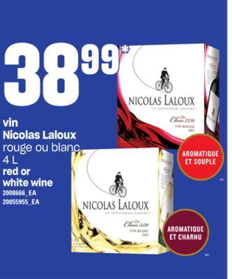 Provigo Vin nicolas laloux, 4 l offer