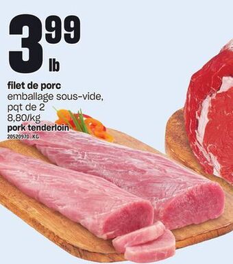 Provigo Filet de porc, pqt de 2 offer