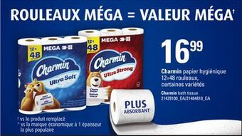 Provigo Charmin papier hygiénique, 12=48 rouleaux offer