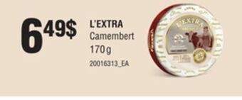 Provigo L'extra camembert, 170 g offer