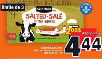 Super C Beurre selection | selection butter offer