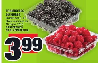 Super C Framboises ou mûres | raspberries or blackberries offer