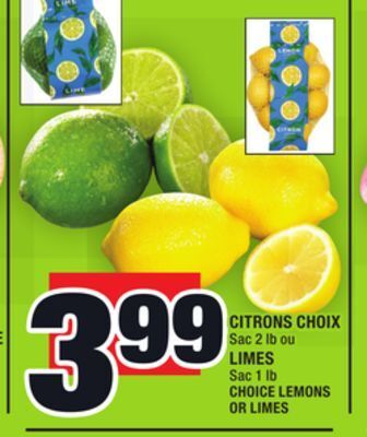 Super C Citrons choix | choice lemons offer