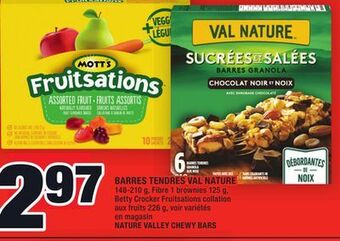 Super C Barres tendres val nature | nature valley chewy bars offer