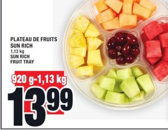 Super C Plateau de fruits sun rich | sun rich fruit tray offer