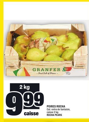 Super C Poires rocha | rocha pears offer