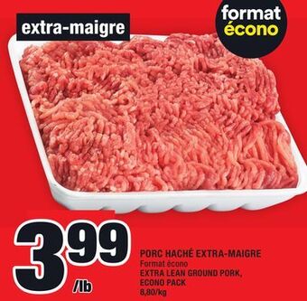 Super C Porc haché extra-maigre | extra lean ground pork offer